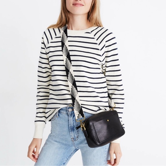 EUC Madewell Black Leather Transport Camera Bag Crossbody - Picture 9 of 9